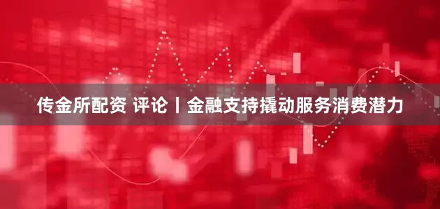 传金所配资 评论丨金融支持撬动服务消费潜力