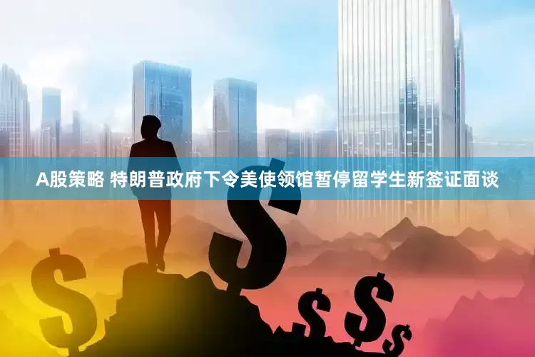 A股策略 特朗普政府下令美使领馆暂停留学生新签证面谈
